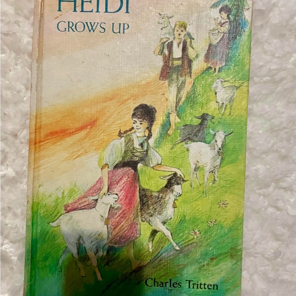 Heidi Grows Up • Vtg• 1964 • by Charles Tritten • Whitman Publishing • HC Book